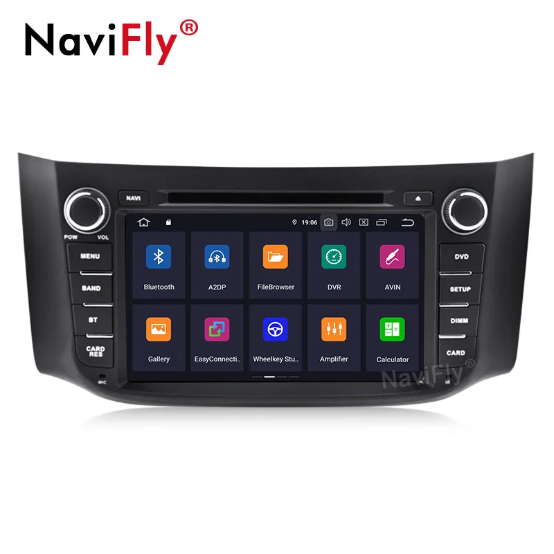 Perfect NaviFly PX30 Android 9.0 Car DVD Radio player for Nissan SILPHY 2 Din Car gps navigation multimedia player with WIFI Bluetooth 3