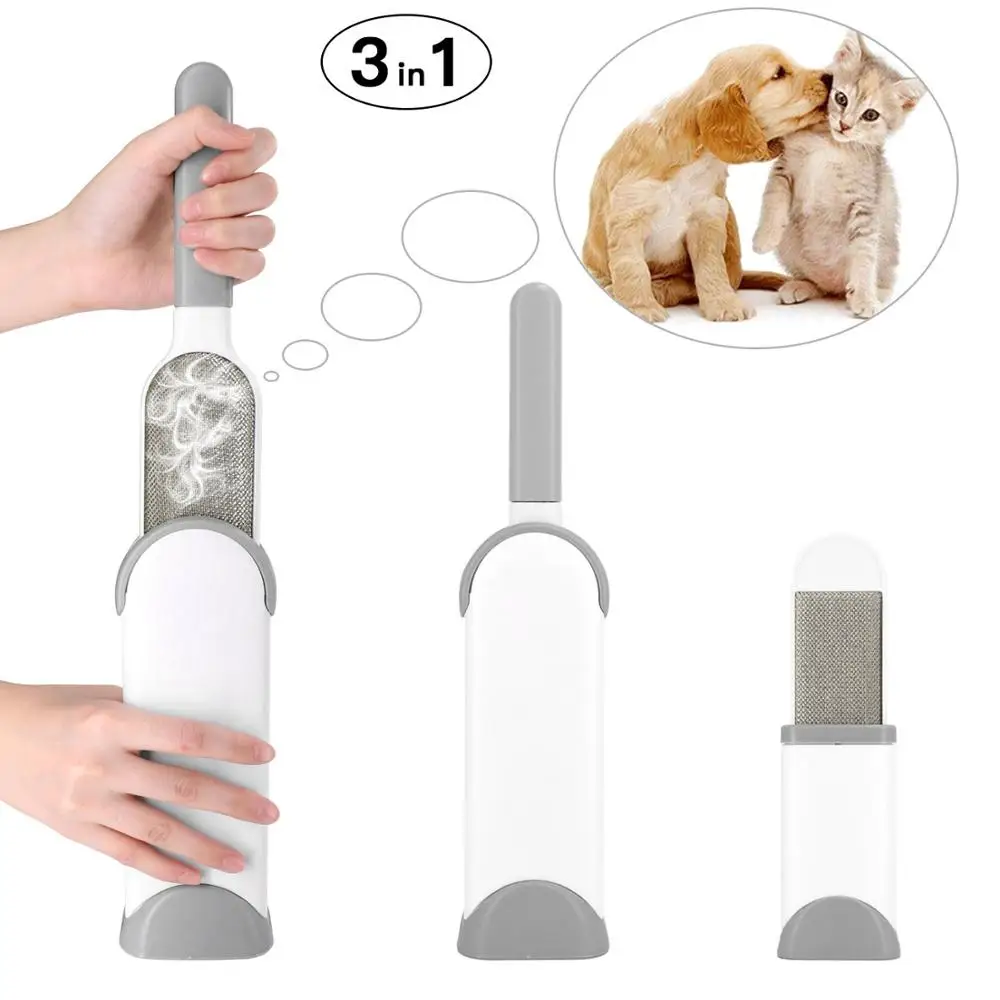 

Pet Hair Remover Electrostatic Dust Cleaner Static Brush Cat Hair Removal Brush for Clothes Fur Remover & Cleaner