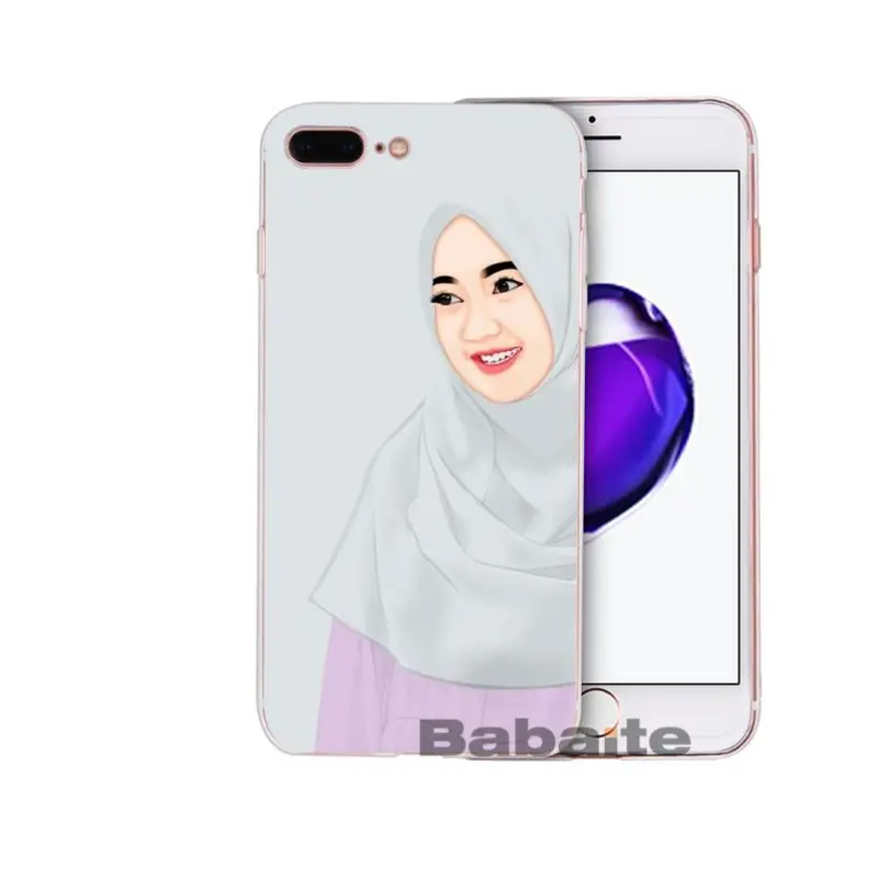Woman In Hijab Face Crown