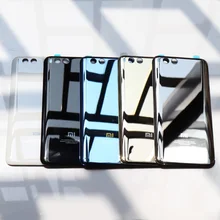 Задний корпус для XIAOMI Mi6 задняя крышка для Mi 6 стекло замена Mi6 батарейный дверной чехол Черный Белый Синий Замена