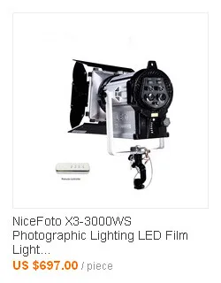 NiceFoto CD-1000ws_ светодиодный Fresnel свет Студия Вспышка Студия свет светодиодный Fresnel свет