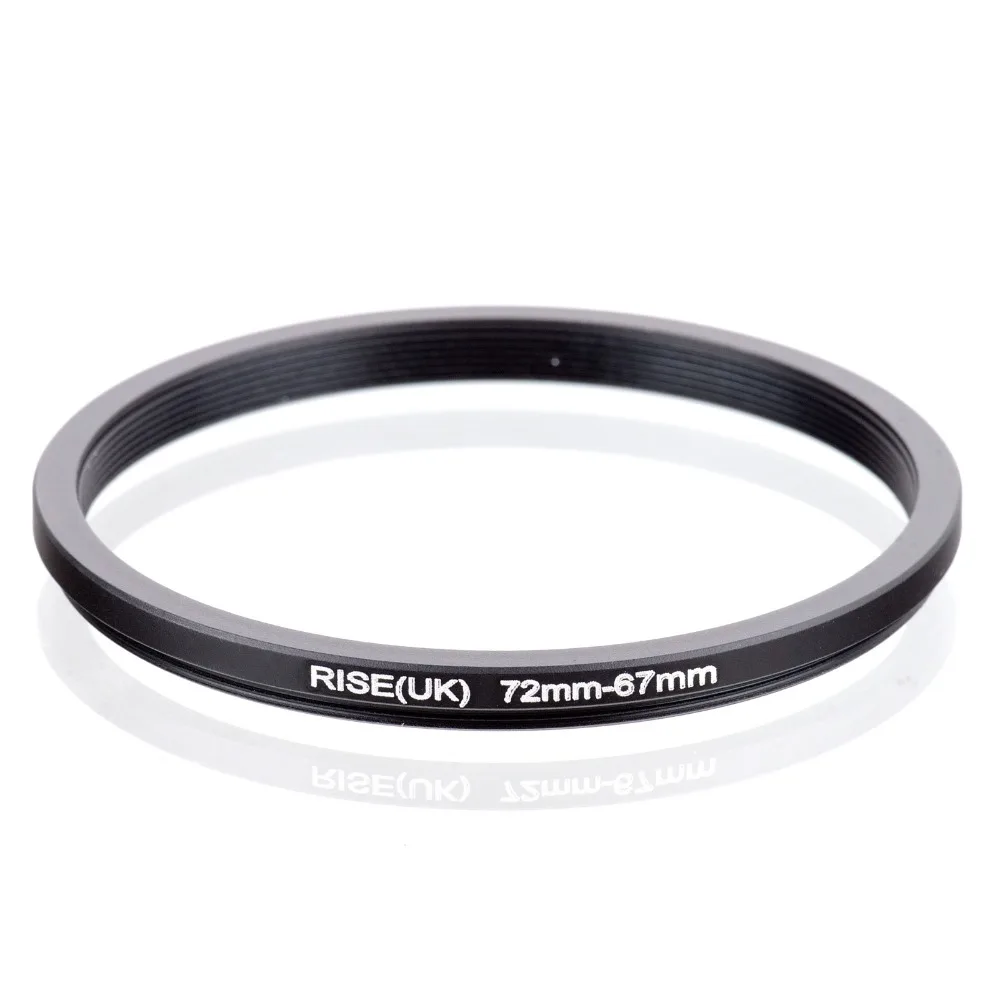 

RISE(UK) 72mm-67mm 72-67mm 72 to 67 Step down Ring Filter Adapter black
