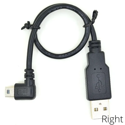 20 см Мульти-угол USB 2,0 A папа направо влево вверх вниз угол мини USB 5pin мужской зарядный короткий кабель-удлинитель Mini-USB