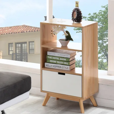 Для гостиной, офиса, гостиной книжный шкаф из цельного дерева, боковой шкаф для хранения в скандинавском стиле, muebles de sala cassettiera 48*36*90 см