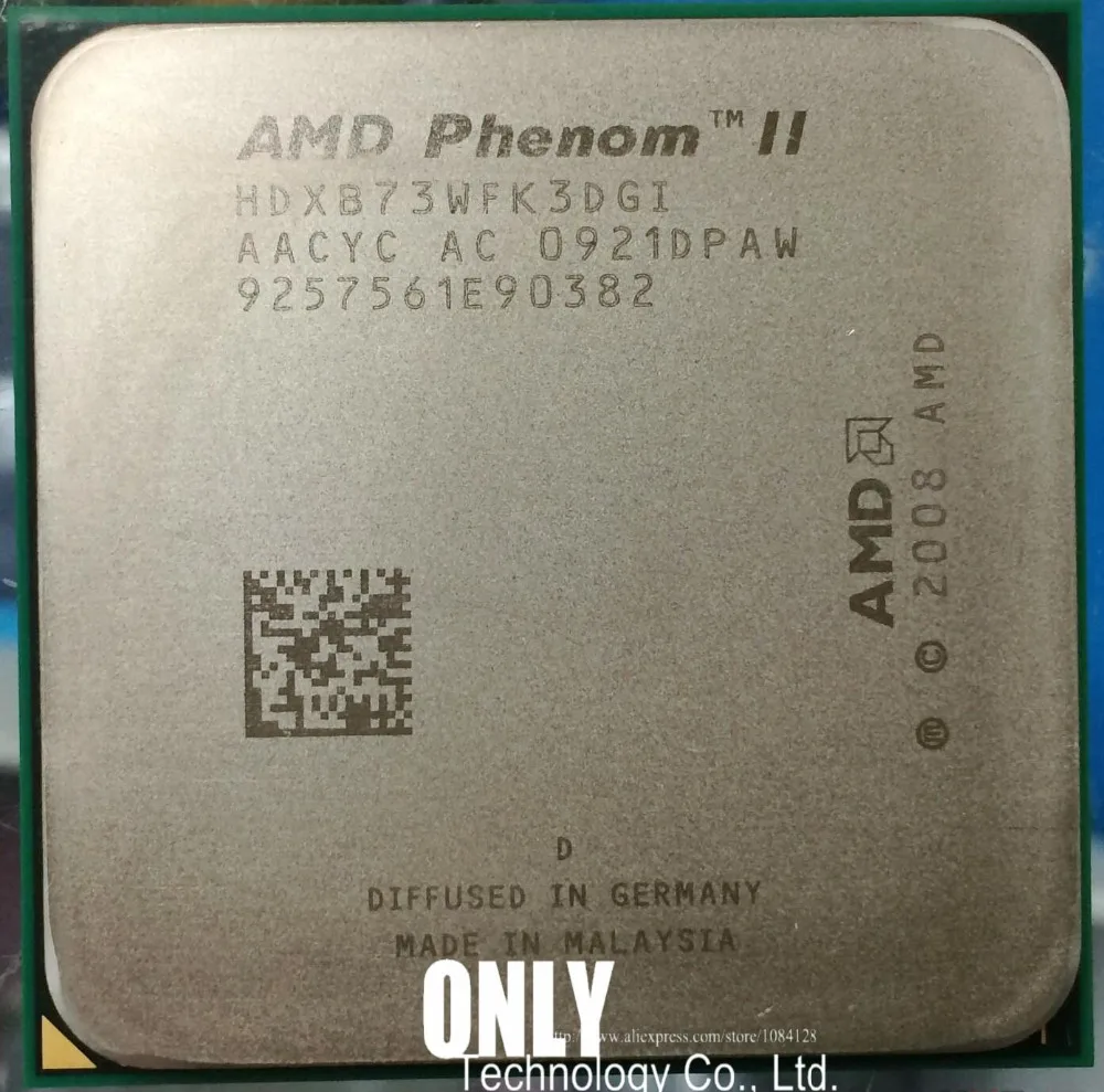 AMD Phenom X3 B73 открытый ядро для X4 973 2,8 ГГц Quad-core Процессор HDXB73WFK3DGI 95 Вт Разъем AM3 938pin лучше, чем X4 630X4 635X4 640