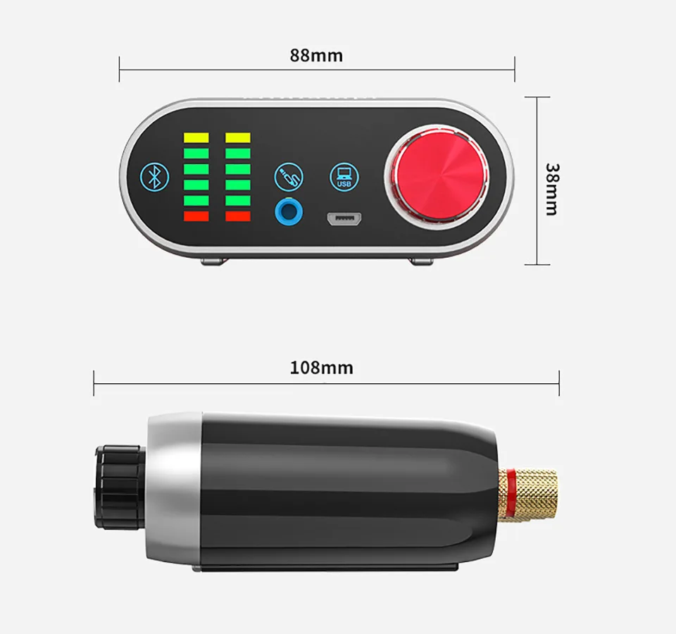 AIYIMA Amplificador Bluetooth 5,0 TPA3116 Мини цифровой Hi-Fi усилитель класса D аудио Плата стерео 50 Вт+ 50 Вт Мощный домашний усилитель