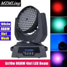 108x3 Вт RGBW светодиодный светильник DMX512 с движущейся головкой Профессиональный DJ/бар/вечерние/шоу/сценический светильник светодиодный сценический светильник