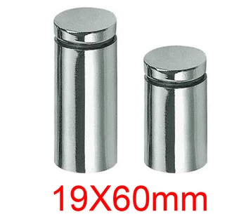 

19mm diameter 60mm length Acrylic sheet nail, Stainless Steel Advertising Nail Screw, 19X60mm standoff pins, hollow & brush