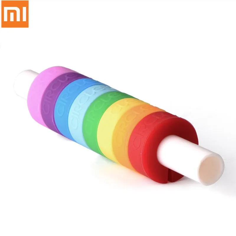 Опознавательные кольца Xiaomi Circle Joy для стекла вина 8 шт./компл. красный винный