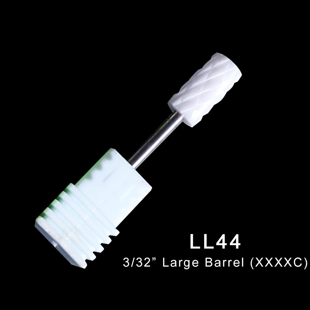1 шт. 28 типов цилиндрический конус керамический фреза Электрический маникюр ногтей дрель аксессуары заусенцев УФ гель для удаления кутикулы - Цвет: LL44
