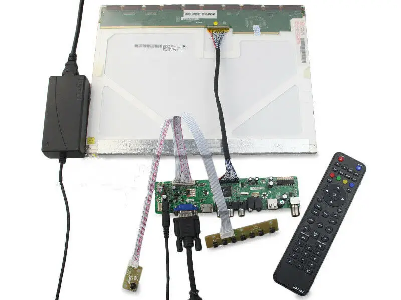  Latumab Kit for BT156GW01 V.4 TV+HDMI+VGA+USB LCD LED screen Controller Driver Board Free shipping