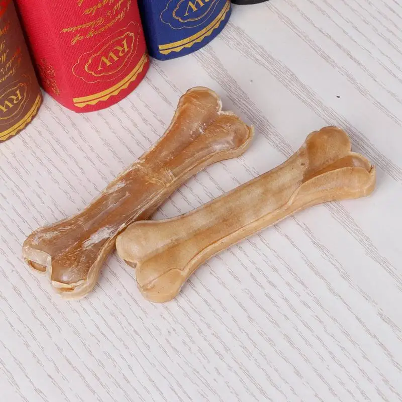 2 шт. собака игрушки-Жвачки коровья кожа кости молярные игрушки для щенков зубочистка палка
