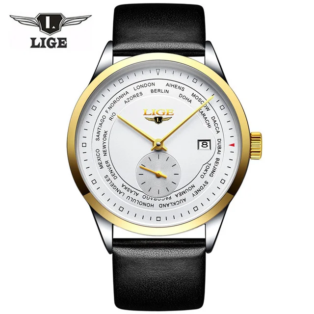 

2018 New Watches Men Luxury Brand LIGE Automatic Mechanical Watch Ultra Thin Dial Analog Clock Male Hour Relogio Masculino
