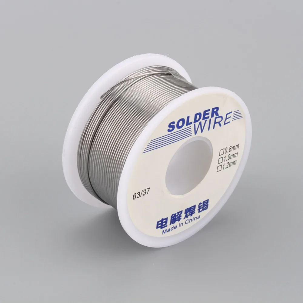 Lead Free Tin Silver Solder Wire Flux 2.0 Silver 0.8mm Speaker DIY