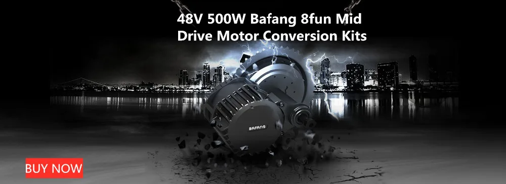 Perfect 48V 1000W Bafang 8fun BBSHD BBS03 Mid Drive Motor Ebike Conversion Kit With 48V 13AH Lithium Battery C961 C965 EU US RU Free Tax 0
