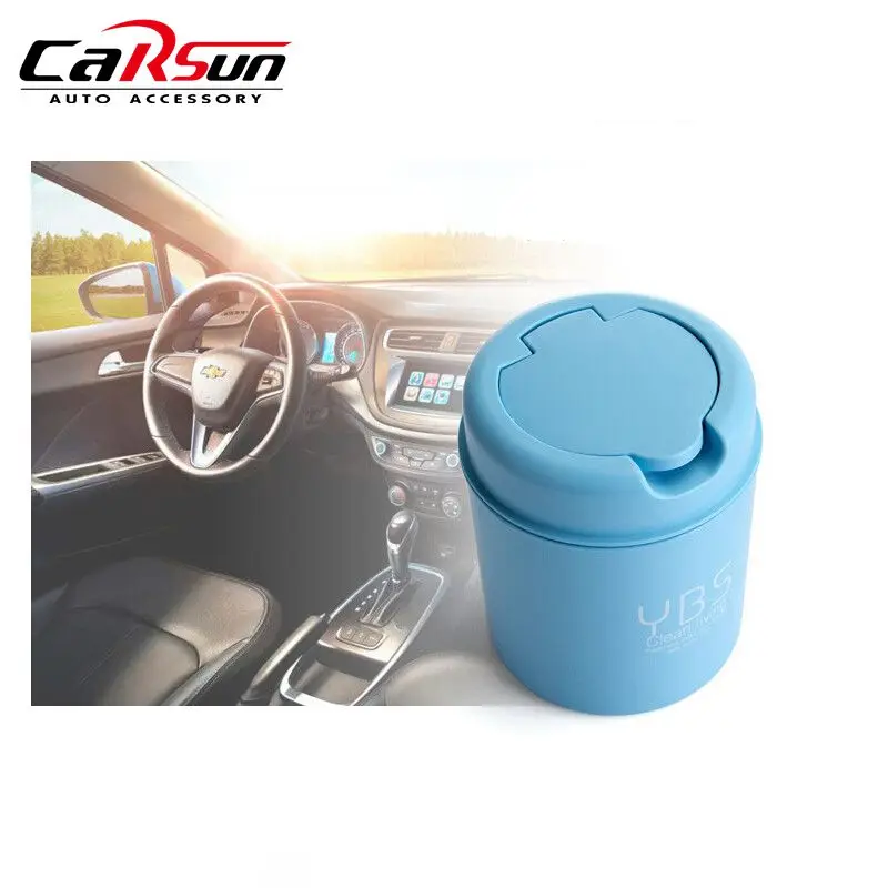 

2018 New Mini Car Trash Bin Auto Waste Bin Portable Vehicle Rubbish Can Trash Dustbin Garbage Dust Bin For Car Drop Shipping