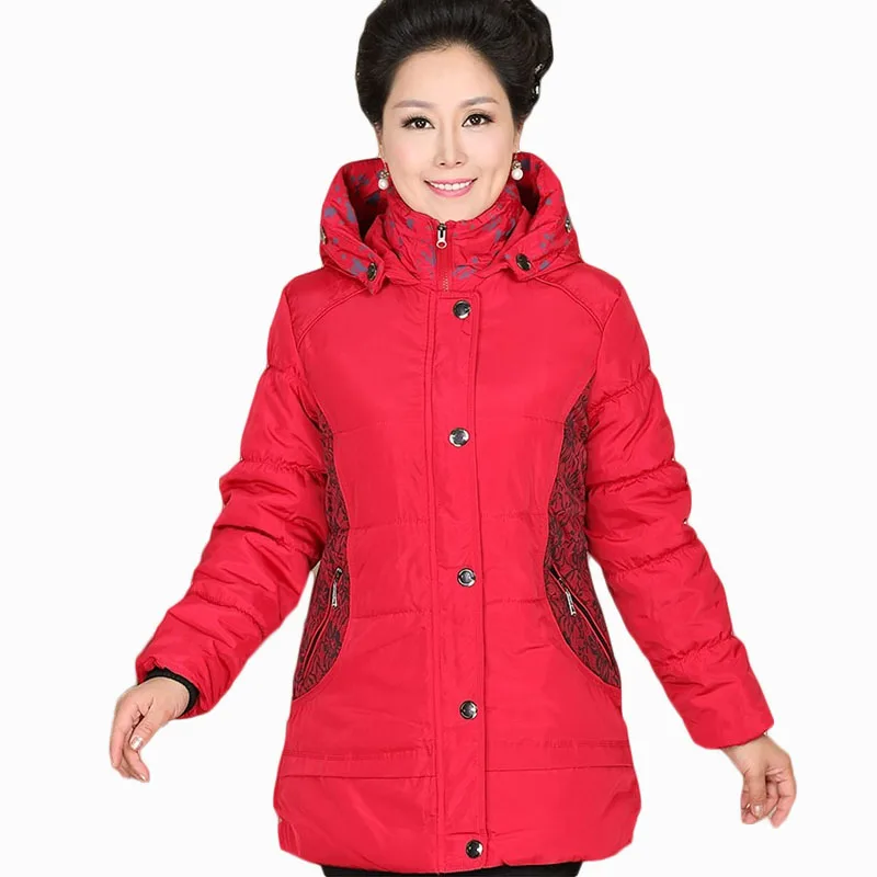 

2017 NEW HOT SALE WOMEN WINTER JACKER THICKEN LARGR FUR COLLAR HOODED WARM SLIM FEMALE PARKAS COTTON WADDED COAT ZL697