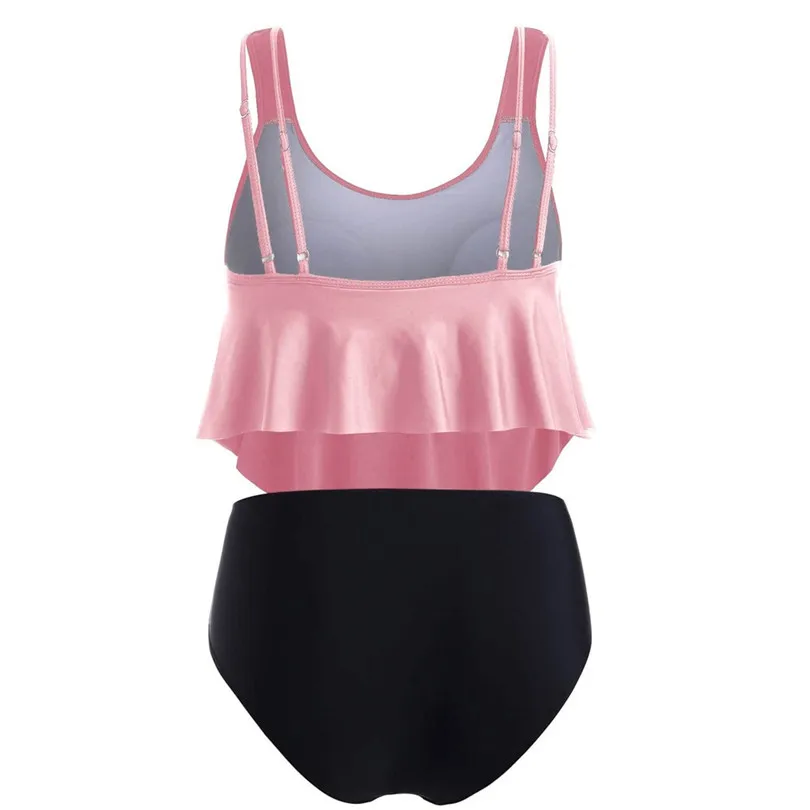 New 2019 Summer Women  Plus Size Bikini Set Casual Push-Up Padded Overlay Embroidery Swimsuit Wholesale Dropshipping #E09 (17)