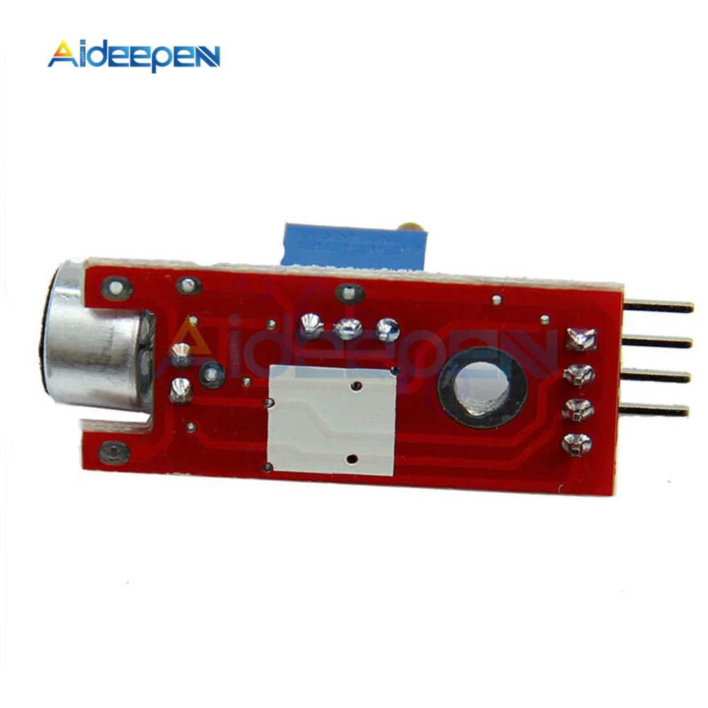 5 шт. Высокочувствительный звуковой модуль датчика микрофона для Arduino AVR PIC 5V DC