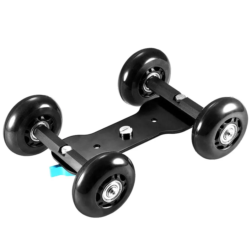 Desktop DSLR Camera Video Wheels Rail Rolling Track Slider Car Skate Glide Toy @JH