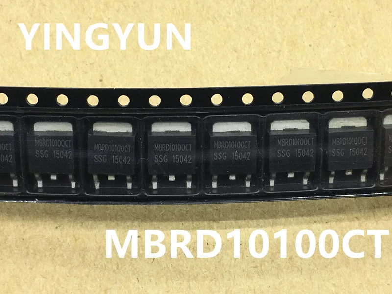 10 pçs/lote SR10100CS MBR10100CS MBRD10100CT MBR10100CT 10A/100 V PARA-252 Schottky diodo original Novo