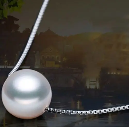 

Free Shipping >>>>>11mm natural Australian south seas white pearl necklaces 18inch