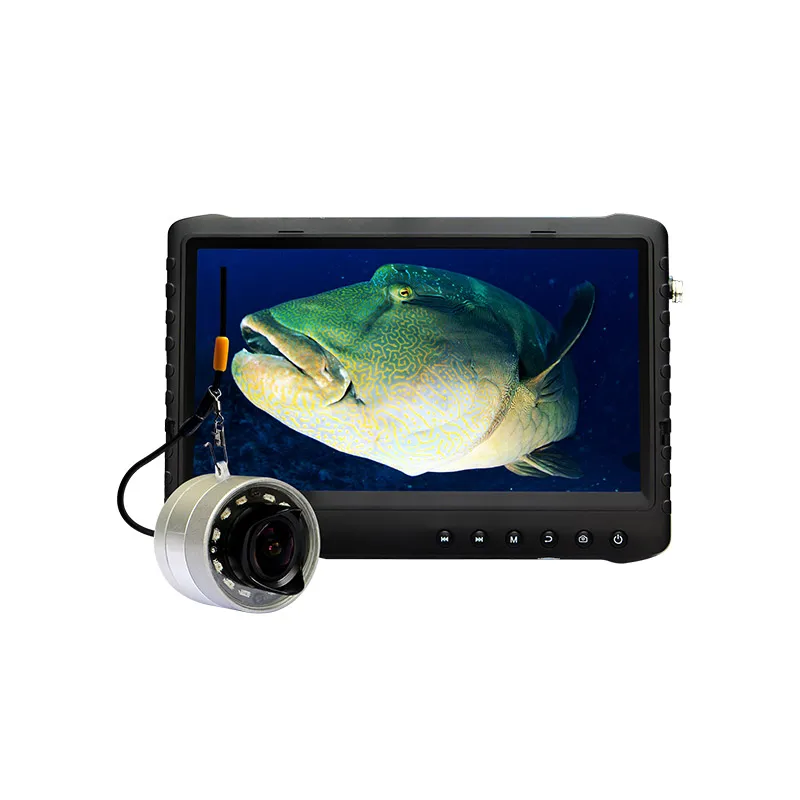  1080P HD Visual Fish Finder 15m 7'' TFT Monitor 12pcs LED/IR Night Vision Underwater Camera IP68 - 32966203218