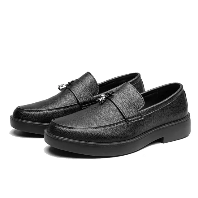British Fashion Pointed Toe Tassel Men Leather Shoes Men�s