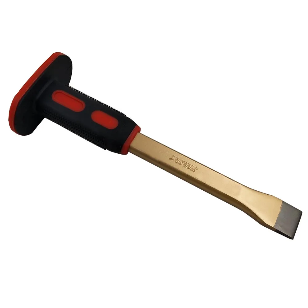 

Flat chisel fitter chisel plastic handle sheath high carbon steel iron chisel punch Woodworking stone chisel