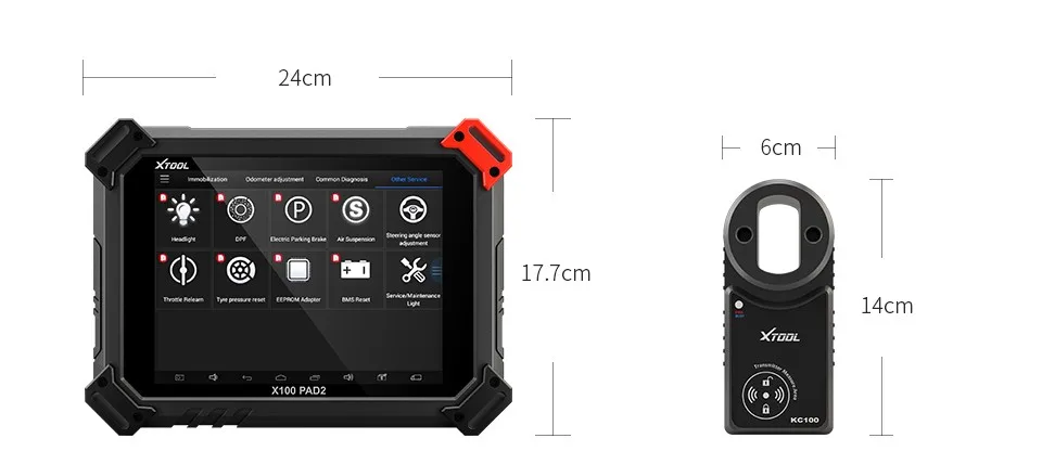 Профессиональный диагностический инструмент X100 PAD2 pro OBD2 с ключевым программатором для VW 4-го 5-го иммобилайзера и автоматической настройкой одометра сканера Бесплатное обновление онлайн