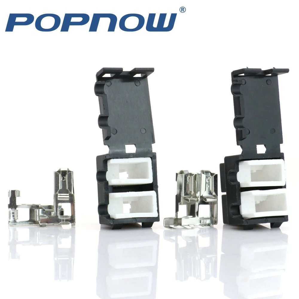

2sets H7 Headlamp Bulb Connector Socket Ceramic Female Plug Pin Adapter for HID Halogen Headlight #1644*2