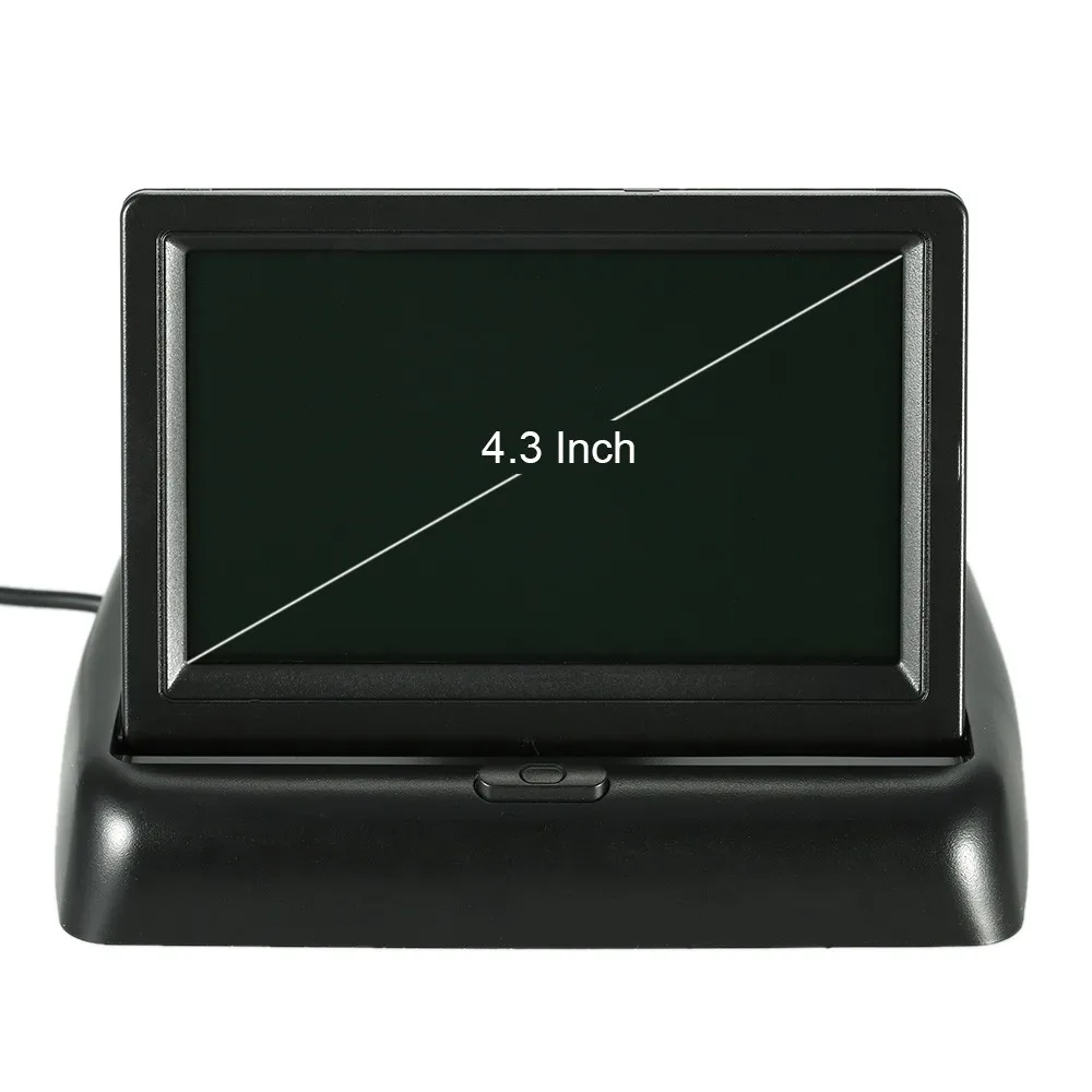 BYNCG Rear View font b Camera b font Parking 2ch Video 4 3 Foldable Tft Lcd