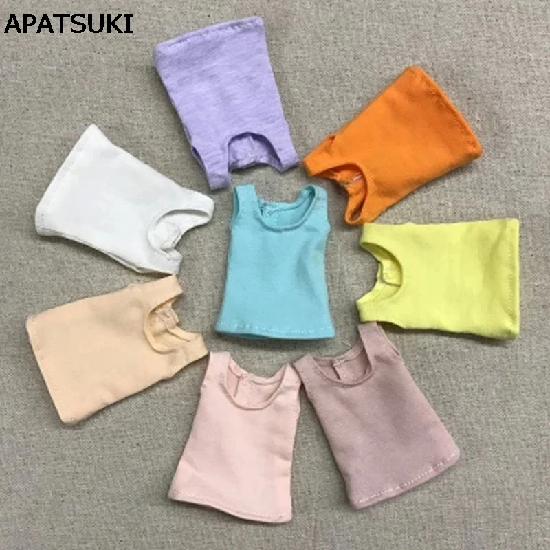 Assortiment couleur poupée gilet pour Blythe poupées Base petit haut vêtements pour Azone Momoko poupée vêtements 1/6 poupée accessoires