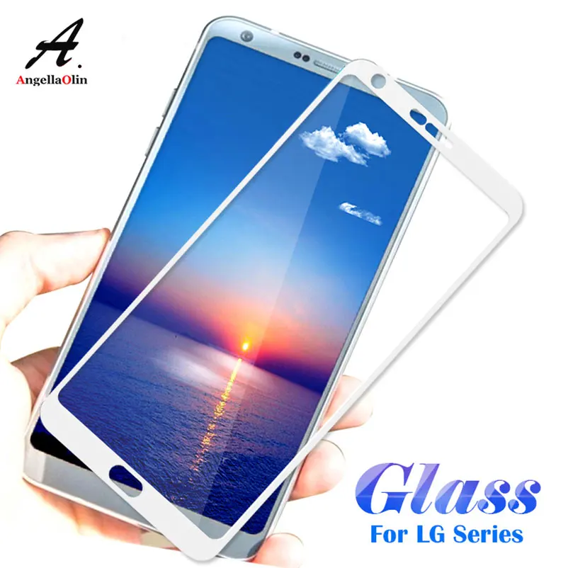 Закаленное стекло 9H для LG K10 2016 2017 G7 ThinQ G6 V30 Plus + G5 V20 Q6 V10 | Мобильные телефоны и
