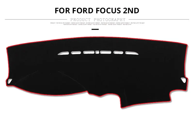 For LHD Ford Focus 2 3 2017 2016 2015 2014 2013 2012 2011 2010 2009 Car Dashboard Mat Cover Pad Mats Shade Cushion Accessories (7)