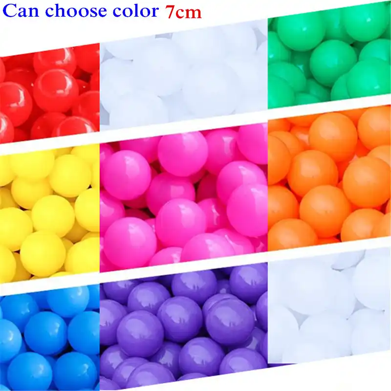 colorful soft plastic balls