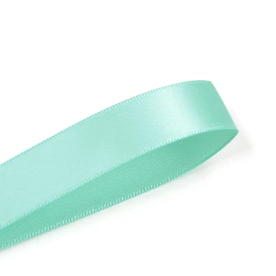 Elegant Blue Double Face Satin Ribbon - 100 Yards for Party & Wedding Decorations, Crafts, and Handmade Roses