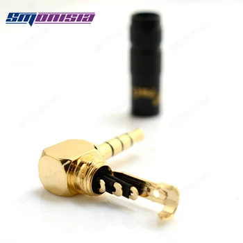 

10pcs-1000pcs 3.5mm Microphone Headset Connector Four Core Three Ring 90 Degree Elbow Head Jack For Pailiccs