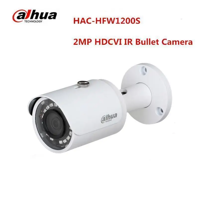 

Dahua 2MP HAC-HFW1200S IR 30M HDCVI Bullet Camera Support HD and SD output IP67