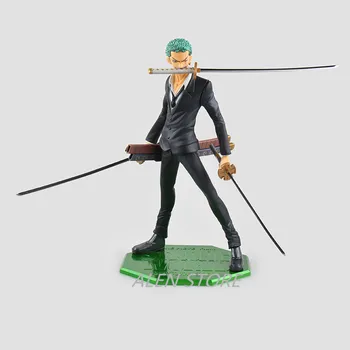 

ALEN Japanese Anime ONEPIECE One Piece POP Roronoa Zoro Golden lion theater version Black sauron PVC Action Figure Model ToY