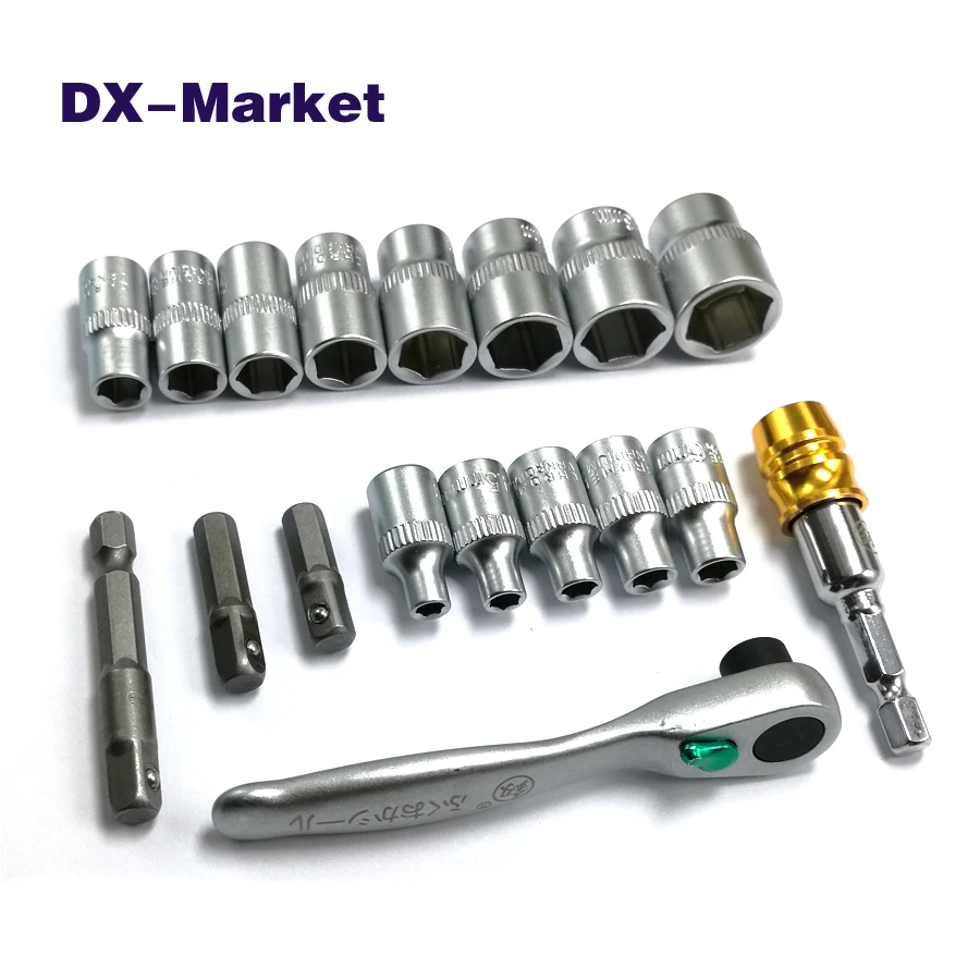 4mm 14mm socket wrench set , High quality mini hex socket ratchet