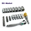 4mm-14mm socket wrench set ,  High quality mini hex socket ratchet handle wrench DIY tools ► Photo 1/6