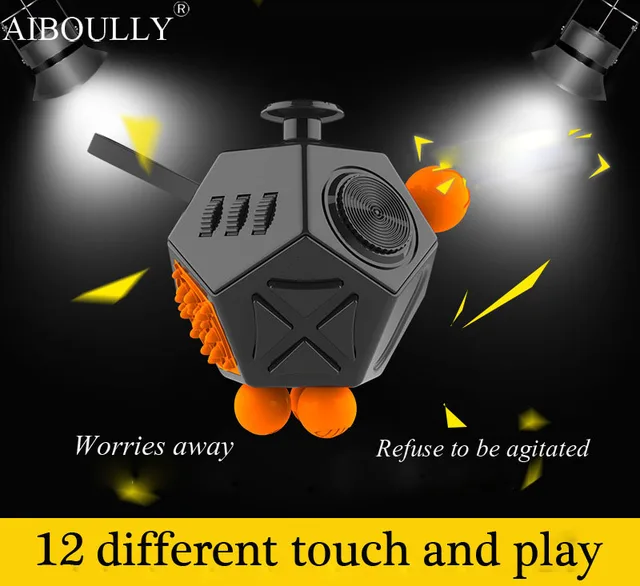 Latest Version Fidget Cube Interesting High Quality 12 Sided Spinner Anti Irritability Toy Magic Cobe Latest Version Fidget Cube Interesting High Quality 12 Sided Spinner Anti Irritability Toy Magic Cobe
