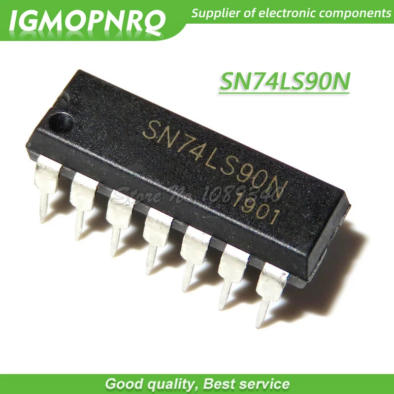 

100 шт. HD74LS90P DIP14 HD74LS90 DIP SN74LS90N 74LS90 SN74LS90 74LS90N IGMOPNRQ