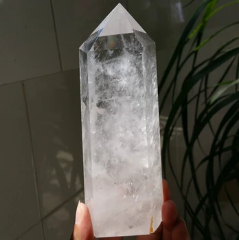 

ying A 324NATURAL QUARTZ CRYSTAL WAND POINT HEALING (0601)