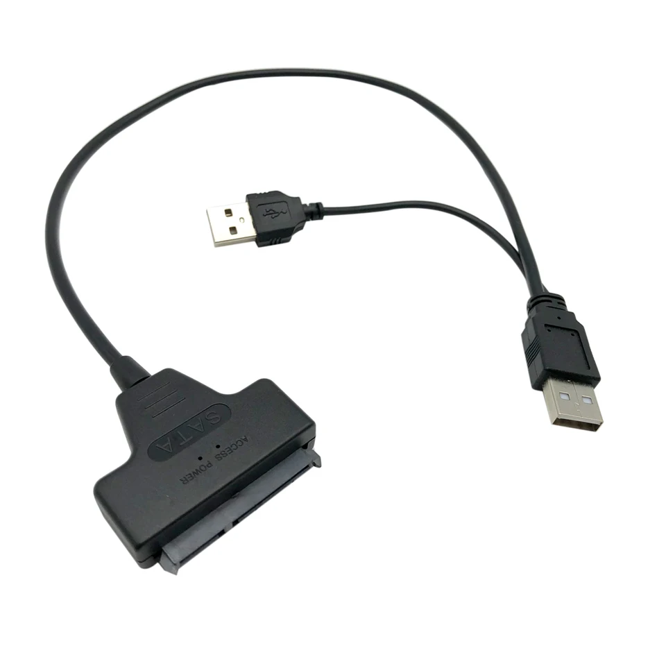 Новинка 2018 usb кабель SATA адаптер USB 2 0 к конвертер 22 контактный последовательный ATA