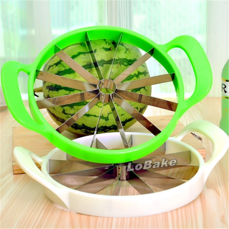 Big size diameter 25cm watermelon cutting tool apple corer perfect slicer cutter knife also for cantaloupe casaba Dragon fruit 2