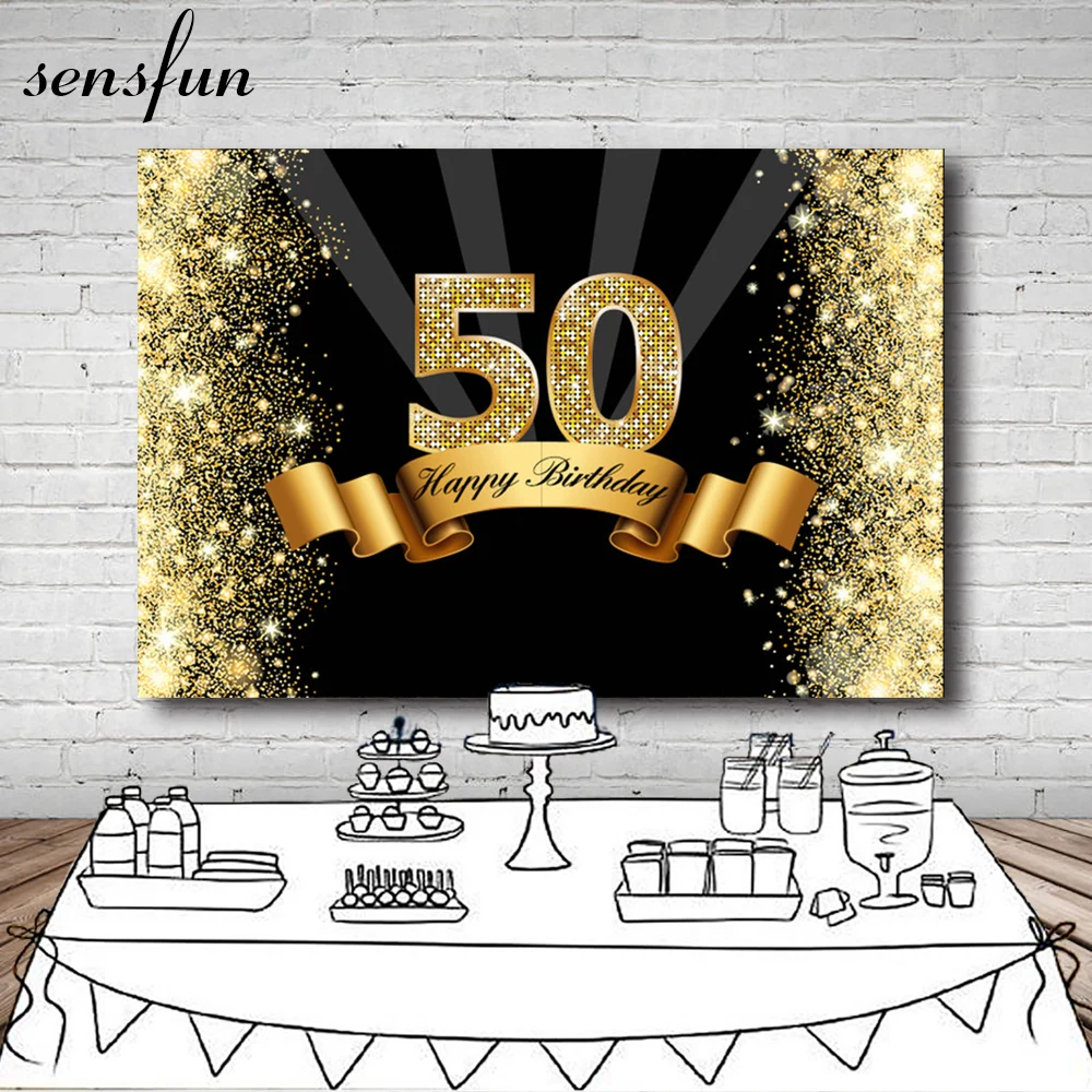 Sensfun Photography Background Black Sparkly Gold Glitter Sensfun Photography Background Black Sparkly Gold Glitter