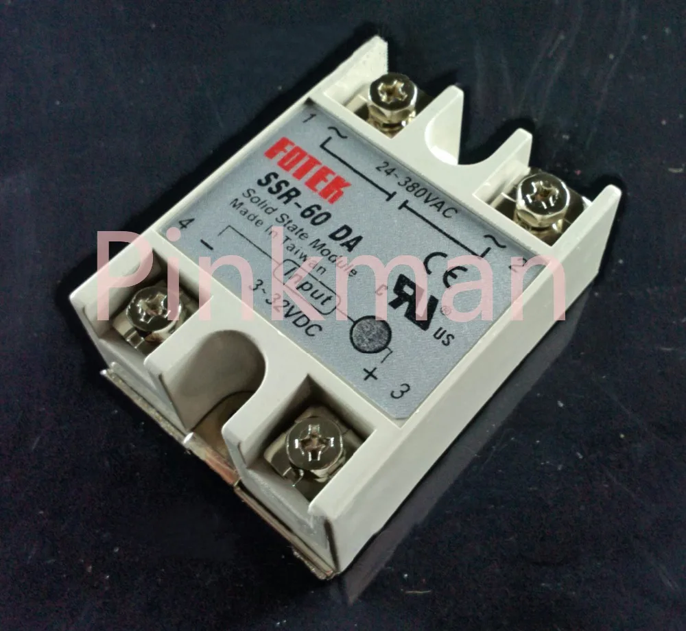 

1 pc FOTEK 60DA Solid State Relay SSR Single Phase DC-AC