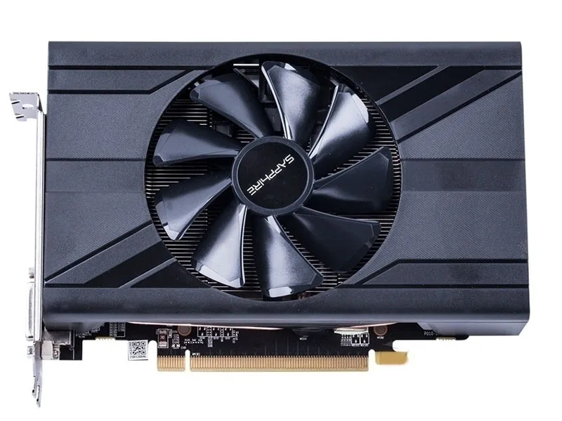 Б/у. Sapphire RX470D 4G GDDR5 PCI Express 3,0 компьютер ITX маленькая видеокарта HDMI DP DVI